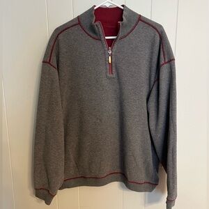 Tommy Bahama reversible 1/4 zip sweater size XXL‎